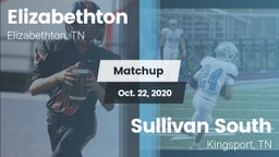 Matchup: Elizabethton High vs. Sullivan South  2020