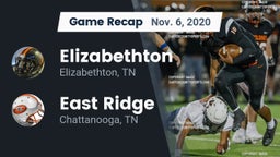 Recap: Elizabethton  vs. East Ridge  2020