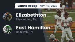 Recap: Elizabethton  vs. East Hamilton  2020