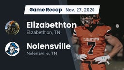 Recap: Elizabethton  vs. Nolensville  2020