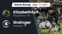 Recap: Elizabethton  vs. Grainger  2021