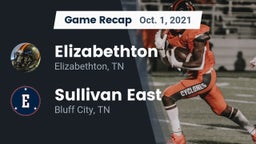 Recap: Elizabethton  vs. Sullivan East  2021