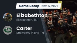 Recap: Elizabethton  vs. Carter  2021