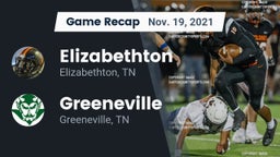Recap: Elizabethton  vs. Greeneville  2021
