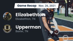Recap: Elizabethton  vs. Upperman  2021
