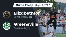 Recap: Elizabethton  vs. Greeneville  2022