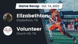Recap: Elizabethton  vs. Volunteer  2022