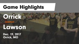Orrick  vs Lawson  Game Highlights - Dec. 19, 2017