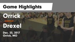 Orrick  vs Drexel  Game Highlights - Dec. 23, 2017