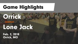 Orrick  vs Lone Jack Game Highlights - Feb. 2, 2018