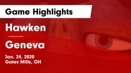 Hawken  vs Geneva  Game Highlights - Jan. 24, 2020