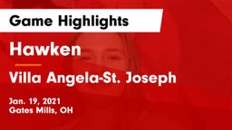 Hawken  vs Villa Angela-St. Joseph  Game Highlights - Jan. 19, 2021