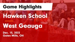 Hawken School vs West Geauga  Game Highlights - Dec. 15, 2023
