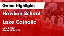 Hawken School vs Lake Catholic Game Highlights - Jan. 8, 2024