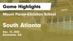 Mount Paran Christian School vs South Atlanta  Game Highlights - Dec. 15, 2023