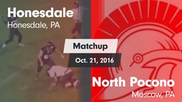 Matchup: Honesdale High vs. North Pocono  2016