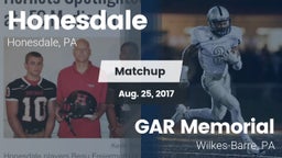 Matchup: Honesdale High vs. GAR Memorial  2017