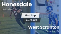 Matchup: Honesdale High vs. West Scranton  2017