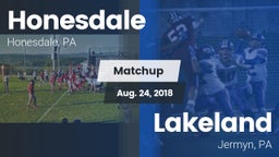 Matchup: Honesdale High vs. Lakeland  2018
