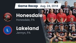 Recap: Honesdale  vs. Lakeland  2018