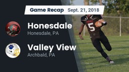 Recap: Honesdale  vs. Valley View  2018