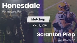 Matchup: Honesdale High vs. Scranton Prep  2018