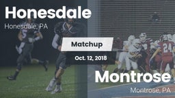 Matchup: Honesdale High vs. Montrose  2018