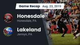 Recap: Honesdale  vs. Lakeland  2019