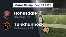 Recap: Honesdale  vs. Tunkhannock  2019