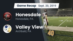 Recap: Honesdale  vs. Valley View  2019
