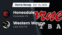 Recap: Honesdale  vs. Western Wayne  2020