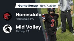 Recap: Honesdale  vs. Mid Valley  2020