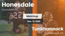 Matchup: Honesdale High vs. Tunkhannock  2020