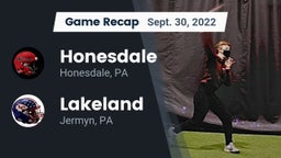 Recap: Honesdale  vs. Lakeland  2022