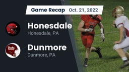 Recap: Honesdale  vs. Dunmore  2022