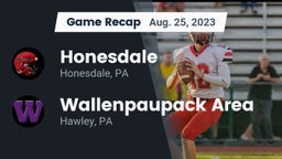 Recap: Honesdale  vs. Wallenpaupack Area  2023