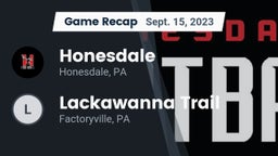 Recap: Honesdale  vs. Lackawanna Trail  2023