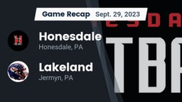 Recap: Honesdale  vs. Lakeland  2023