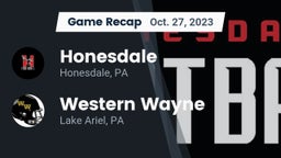 Recap: Honesdale  vs. Western Wayne  2023