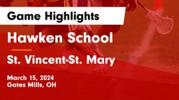 Hawken School vs St. Vincent-St. Mary  Game Highlights - March 15, 2024