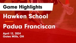 Hawken School vs Padua Franciscan  Game Highlights - April 12, 2024