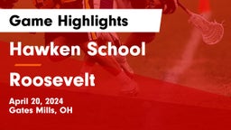 Hawken School vs Roosevelt  Game Highlights - April 20, 2024