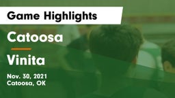 Catoosa  vs Vinita  Game Highlights - Nov. 30, 2021