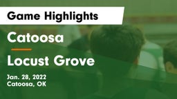 Catoosa  vs Locust Grove  Game Highlights - Jan. 28, 2022