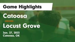 Catoosa  vs Locust Grove  Game Highlights - Jan. 27, 2023