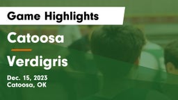 Catoosa  vs Verdigris  Game Highlights - Dec. 15, 2023