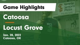Catoosa  vs Locust Grove  Game Highlights - Jan. 28, 2022