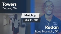 Matchup: Towers  vs. Redan  2016