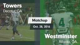 Matchup: Towers  vs. Westminster  2016