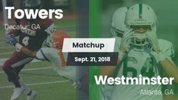 Matchup: Towers  vs. Westminster  2018